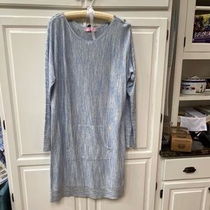 Lily Pulitzer soft blue knit dress